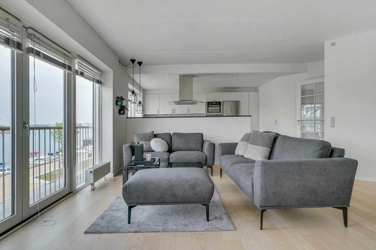 Luxury City Center Harbour Apartment 2 Bedroom Sønderborg Exteriér fotografie